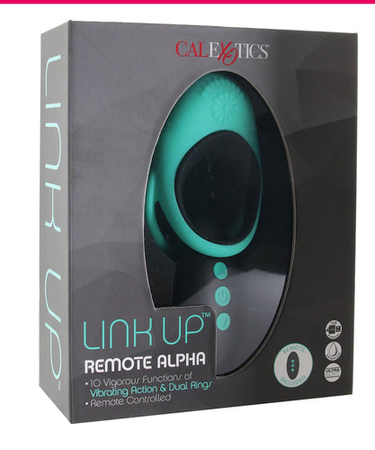 Link Up Remote Alpha Vibrating Dual Cock Ring