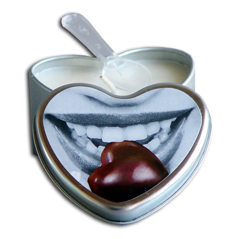 Edible Heart Chocolate Candle