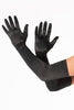 Black Satin Lycra Gloves